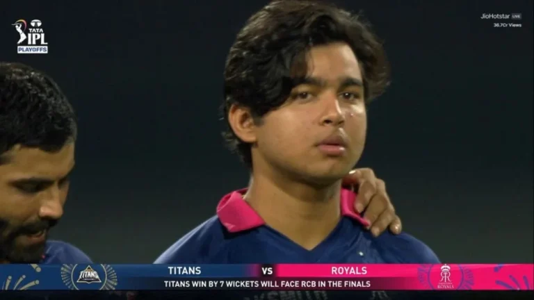 Heartbreak for Vaibhav Sooryavanshi; RR youngster nearly in tears after Qualifie – Heartbreak for Vaibhav Sooryavanshi: RR Prodigy Tearful After IPL 2026 Qualifier Exit